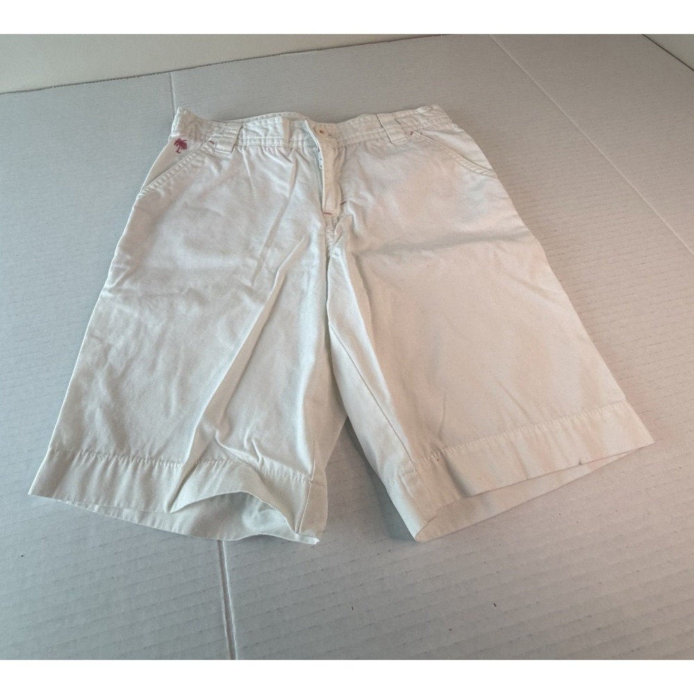 Lilly Pulitzer White Bermuda‎ Shorts Girls Size 12 Preppy Beach Playday Party